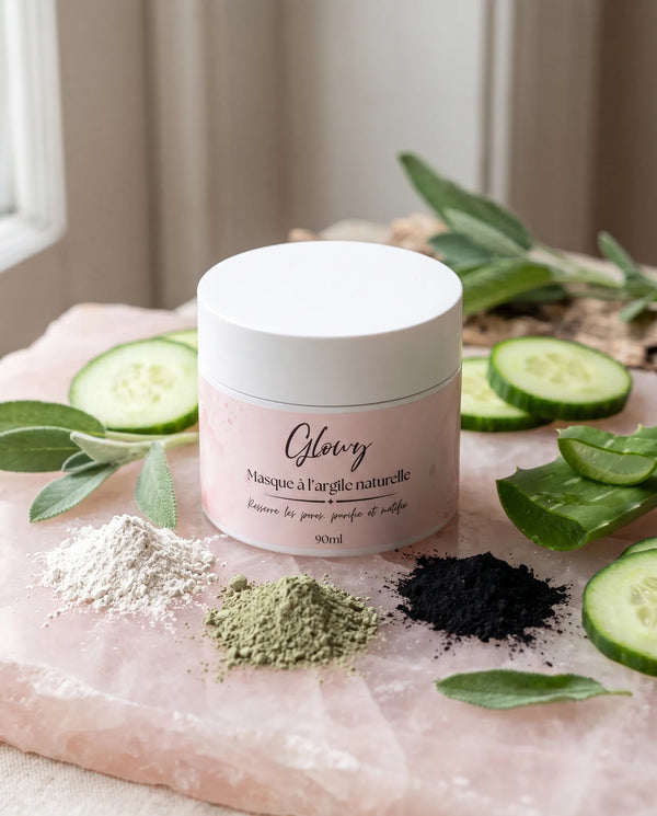 Masque à l'Argile Naturelle pour Pores et Points Noirs