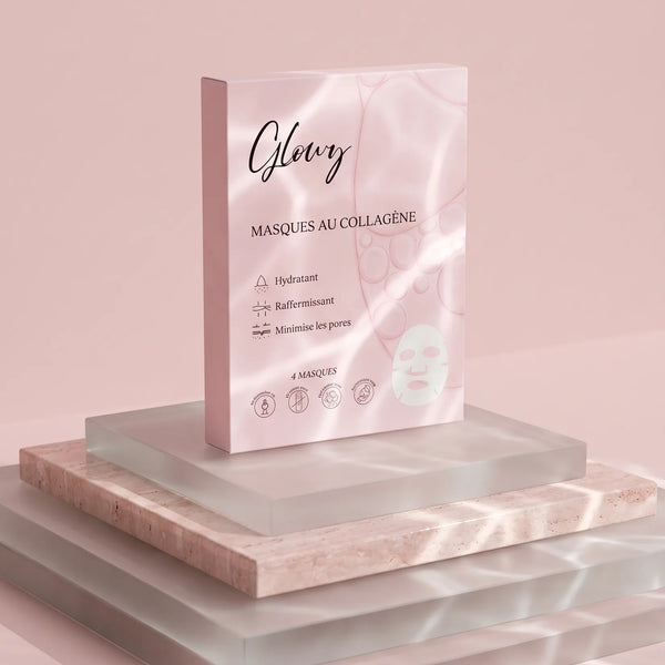 Masque au collagène coréen hydrogel Glowy™