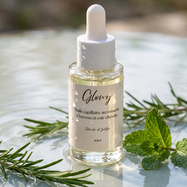 Huile de Romarin pour Cheveux et Cuir Chevelu, Formule Fortifiante