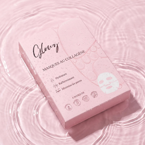 Masque au collagène coréen hydrogel Glowy™