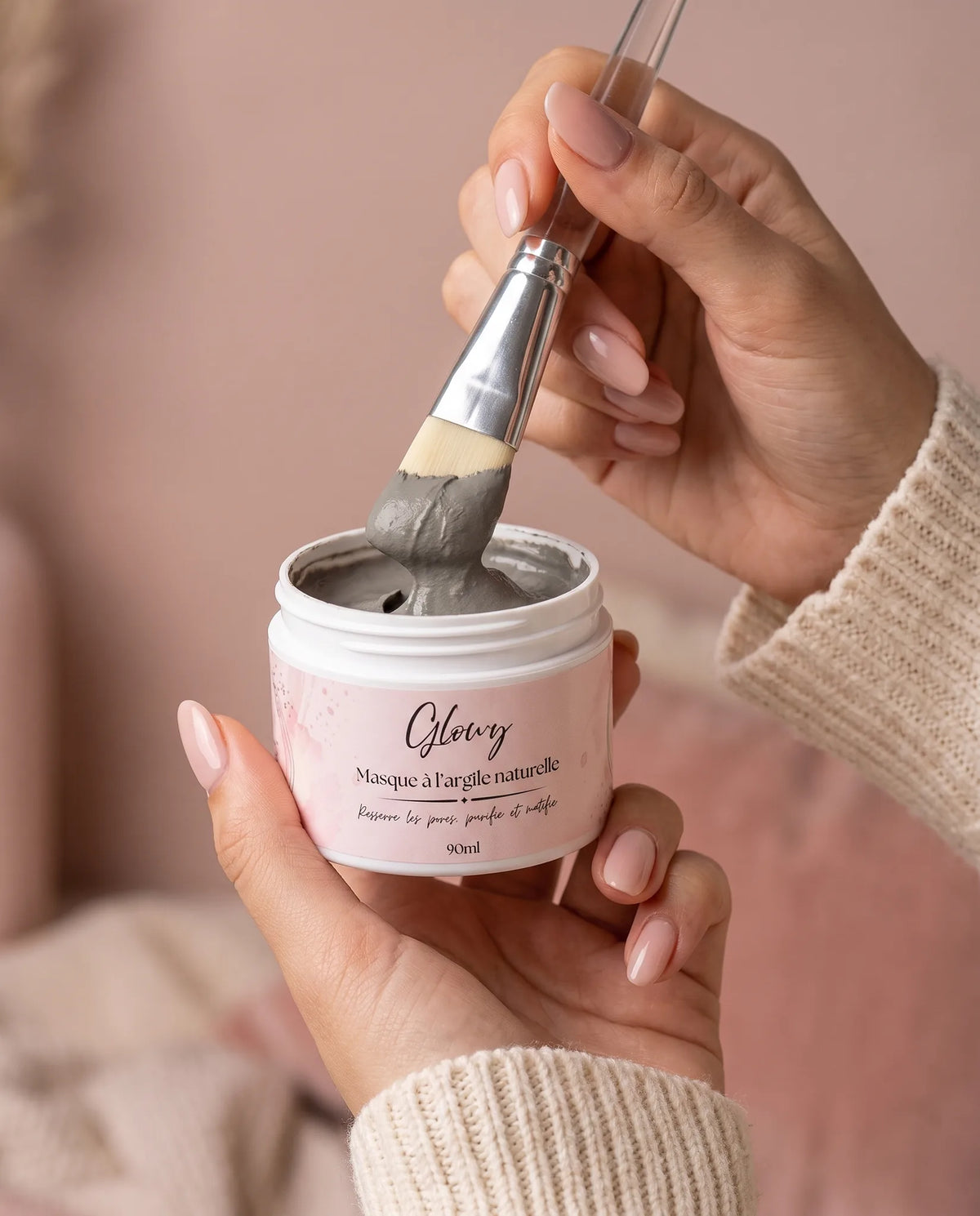 Masque à l'Argile Naturelle pour Pores et Points Noirs