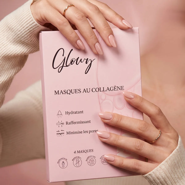 Masque au collagène coréen hydrogel Glowy™