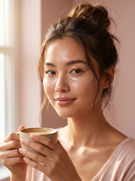 Patchs yeux anti-cernes et anti-poches à la caféine et vitamine C
