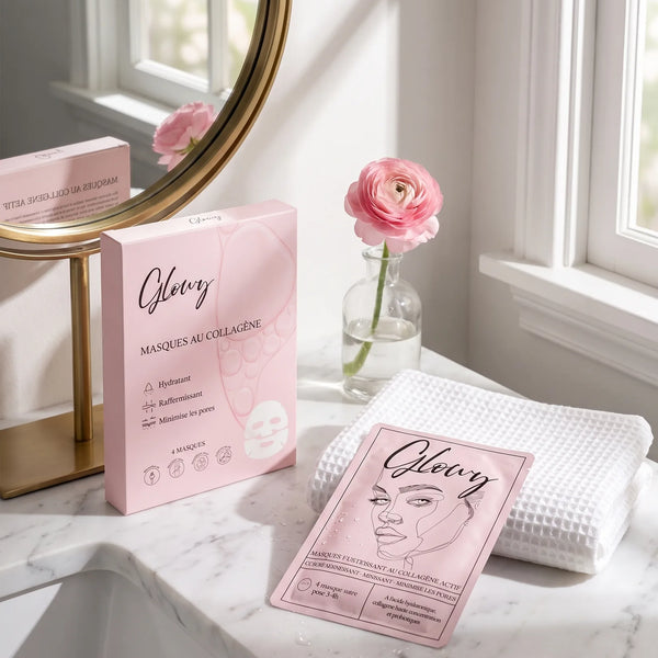 Masque au collagène coréen hydrogel Glowy™