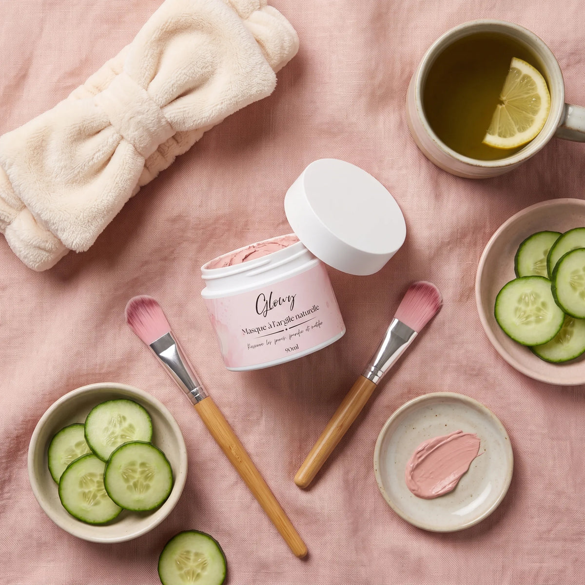Masque à l'Argile Naturelle pour Pores et Points Noirs