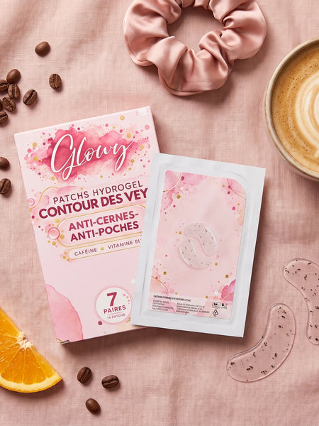 Patchs yeux anti-cernes et anti-poches à la caféine et vitamine C