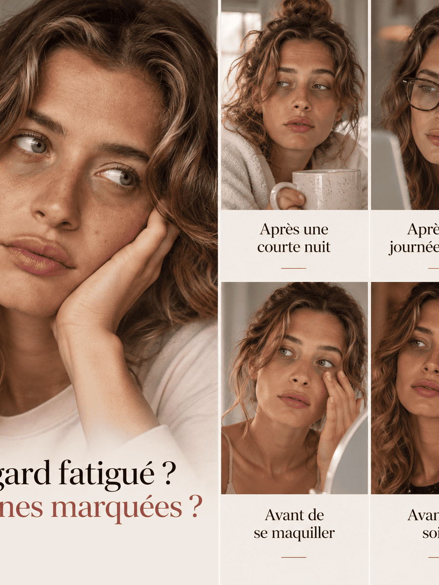 Patchs yeux anti-cernes et anti-poches à la caféine et vitamine C