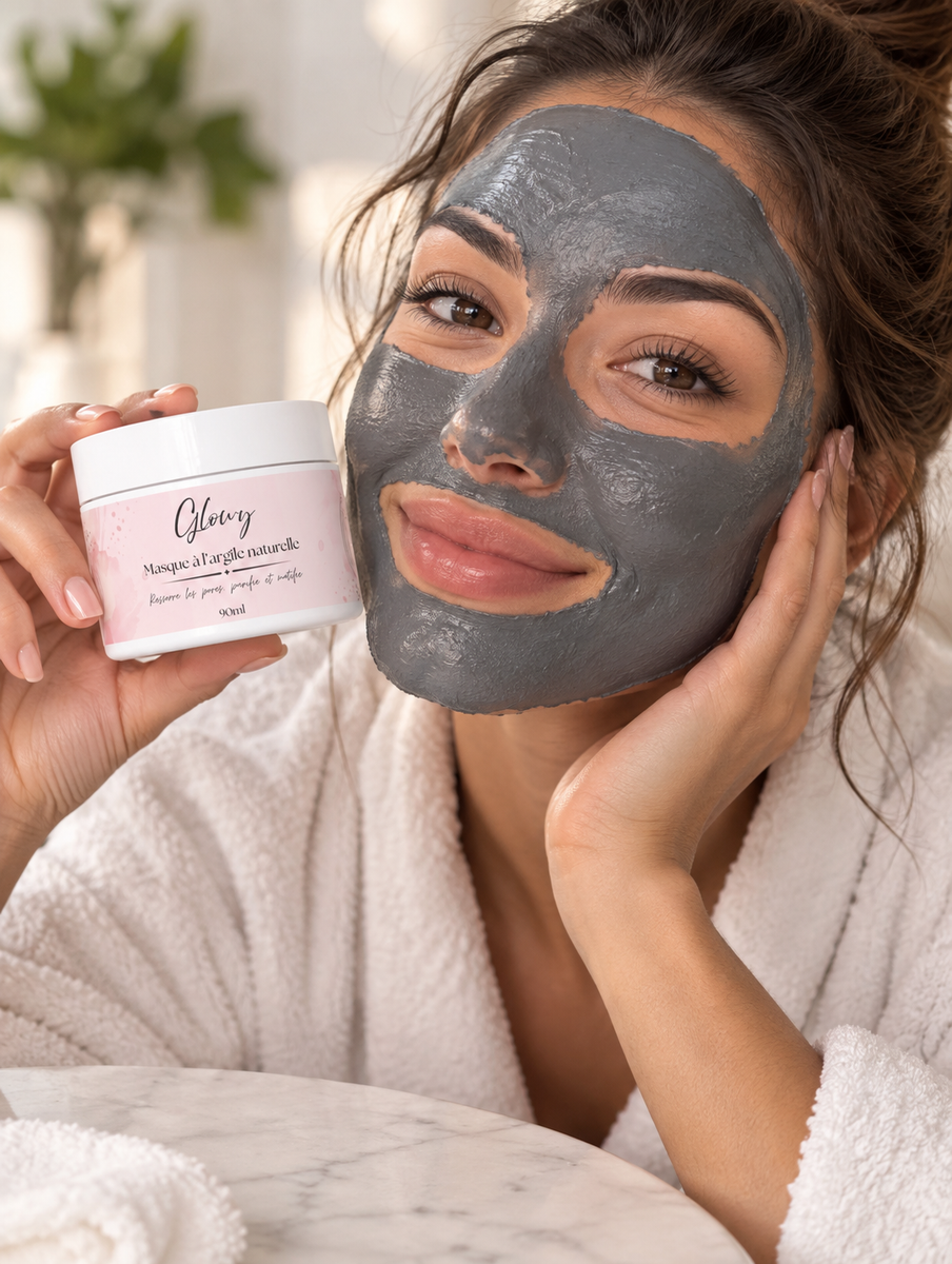 Masque à l'Argile Naturelle pour Pores et Points Noirs