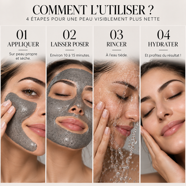 Masque à l'Argile Naturelle pour Pores et Points Noirs