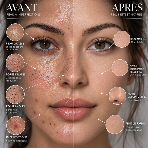 Masque à l'Argile Naturelle pour Pores et Points Noirs
