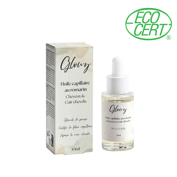 Huile de Romarin pour Cheveux et Cuir Chevelu, Formule Fortifiante