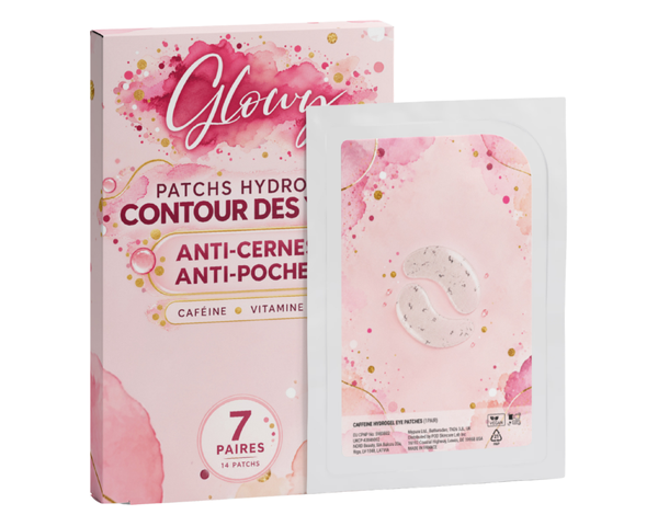 Patchs yeux anti-cernes et anti-poches à la caféine et vitamine C