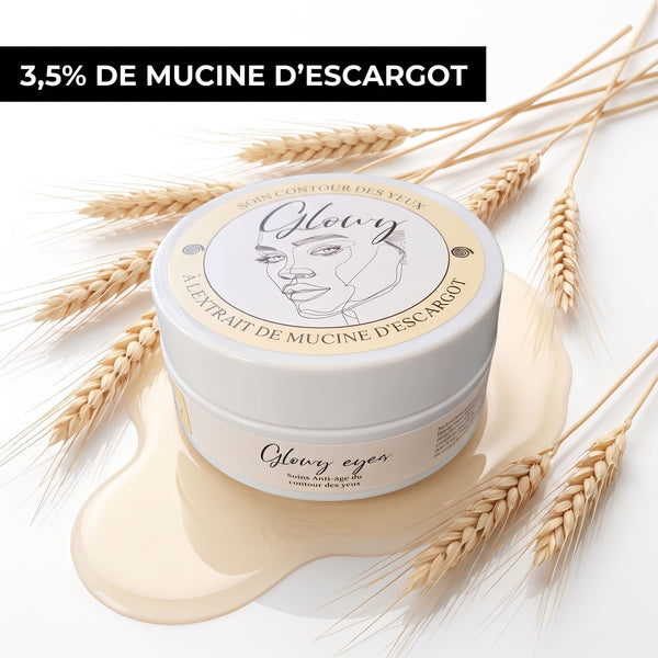 Formule des patchs Glowy Eyes à 3,5 % de mucine d'escargot