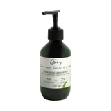 Flacon pompe de crème hydratante corps Glowy pour peau très sèche et rugueuse, 5 % hydroxyéthylurée et 2 % panthénol, 280 ml