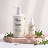 Duo Glowy : shampoing volumateur à la kératine et huile capillaire au romarin