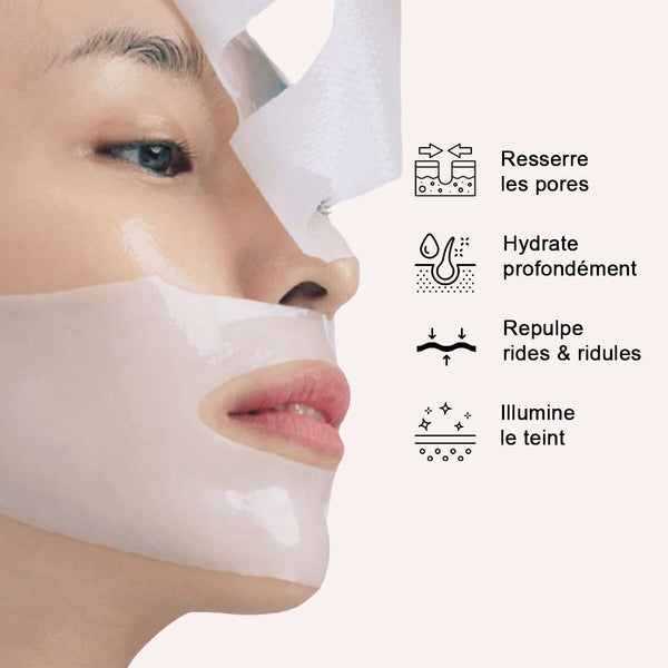 Masque au collagène coréen Glowy™