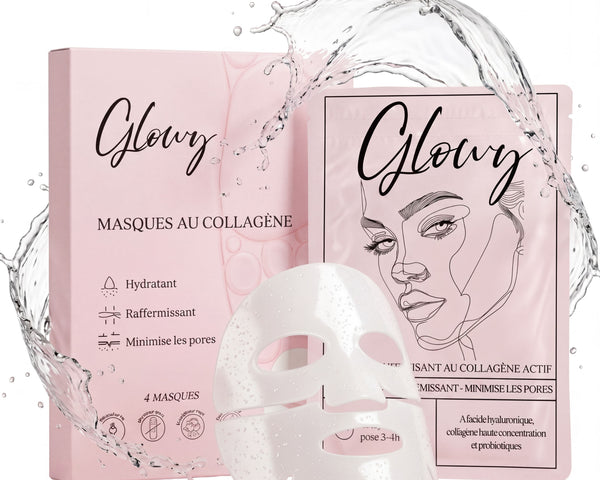 Masque au collagène coréen hydrogel Glowy™