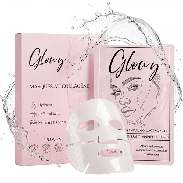 Masque au collagène coréen hydrogel Glowy™